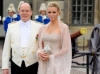 PRINCE ALBERT II DE MONACO ET CHARLENE WITTSTOCK   ARRIVALS OF GUESTS AT THE WEDDING OF PRINCESSE VICTORIA OF SWEDEN AND DANIEL WESTLING IN STOCKHOLM