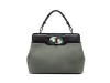 Borsa Bulgari Isabella Rossellini in canvas color fango