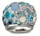 anello Swarovski chic blue