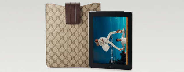 Gucci presenta la custodia per iPad