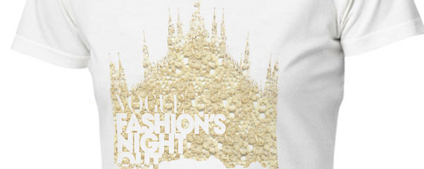 La t-shirt di Ermanno Scervino per Vogue Fashion's Night