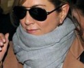 Jennifer Aniston e il cashmere Ferragamo