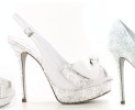 Le scarpe da sposa in pizzo firmate Loriblu