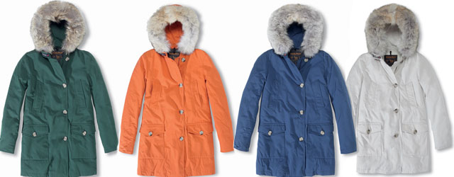 I nuovi colori del Parka Woolrich