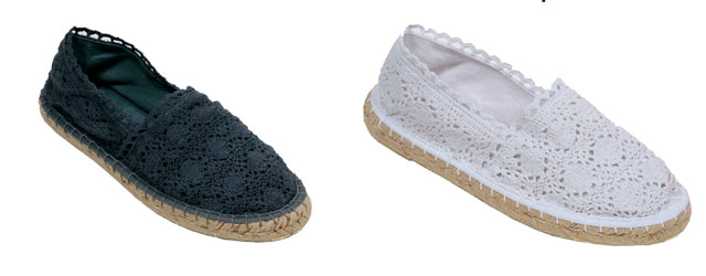 Colors of California presenta le espadrillas in macramé