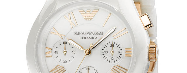 I nuovi orologi in ceramica di Emporio Armani